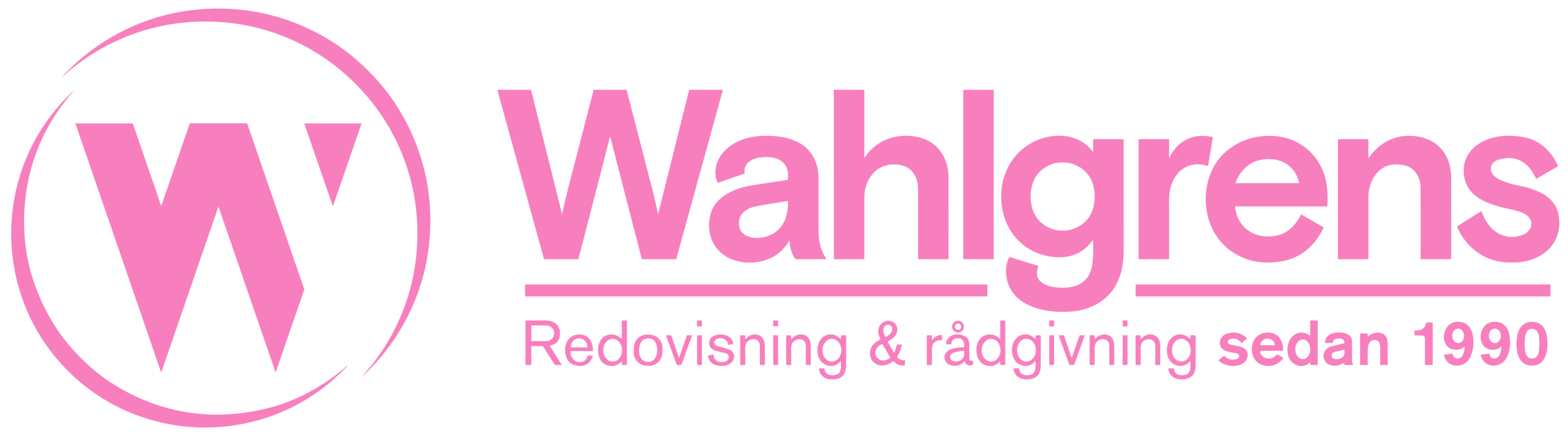 Wahlgrens Redovisningsbyrå Logotyp